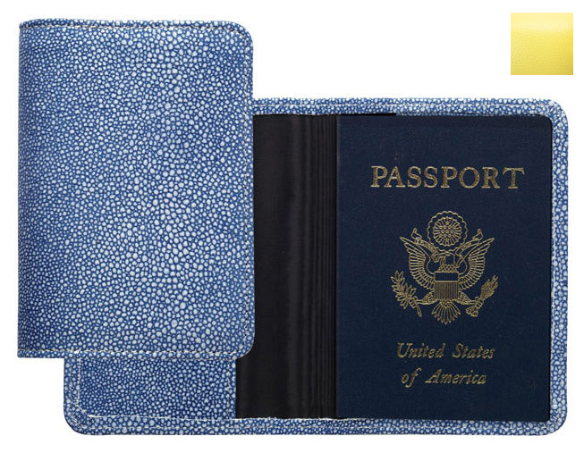 Picture of Raika RO 115 Yellow Passport Cover - Yellow