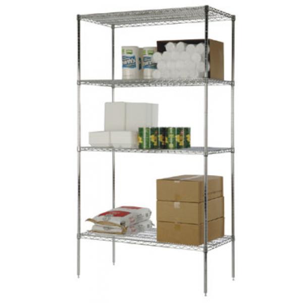 Picture of FocusFoodService FF1818CH 18 in. x 18 in. Wire Shelf - Chrome