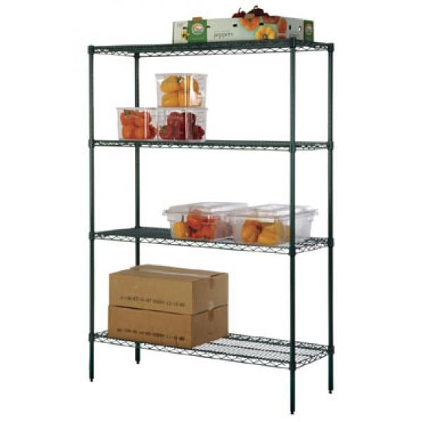 Picture of FocusFoodService FF2154G 21 in. x 54 in. Epoxy Wire Shelf - Green