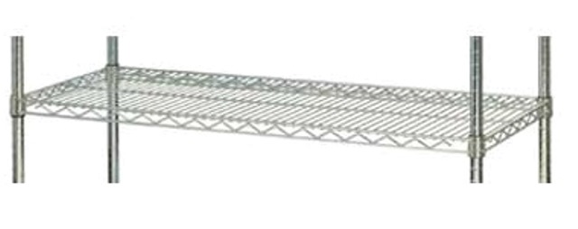 Picture of FocusFoodService FF2454C 24 in. W x 54 in. L Wire Shelf - Chrome
