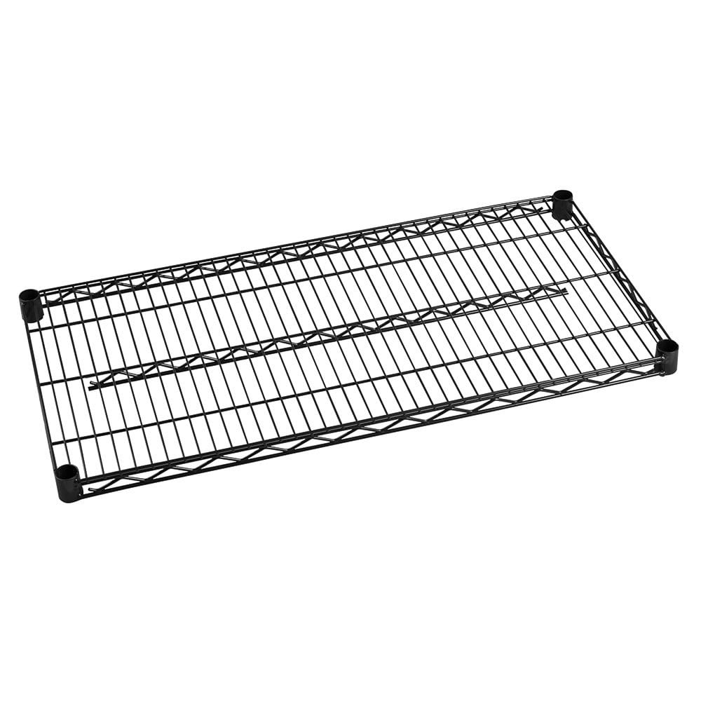 Picture of FocusFoodService FF1842BK 18 in. W x 42 in. L Epoxy Wire Shelf - Black