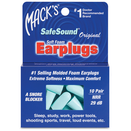 Picture of Macks 360000 Ear Care Safesound Earplugs - 10 Pair