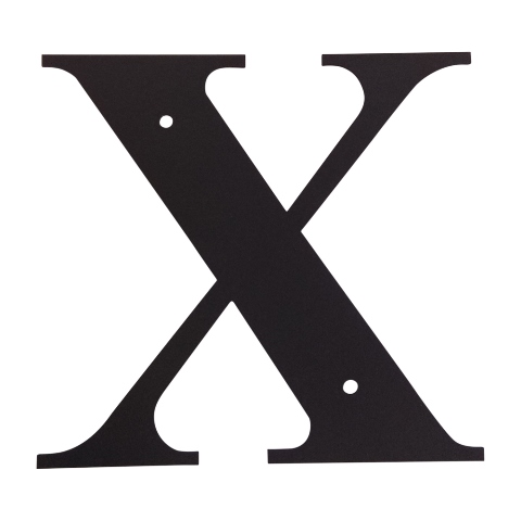 LET-X-S Letter X Small