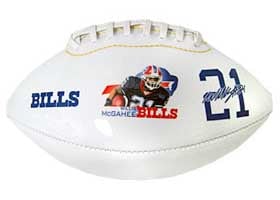 Buffalo Bills Willis McGahee Football Junior Size Attitude High Gloss