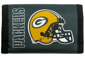 Picture of Green Bay Packers Wallet Nylon Trifold