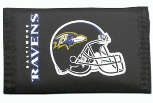 Picture of Baltimore Ravens Wallet Nylon Trifold