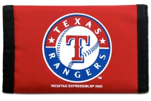 Picture of Texas Rangers Wallet Nylon Trifold