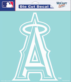 Picture of Los Angeles Angels of Anaheim Decal 8x8 Die Cut White