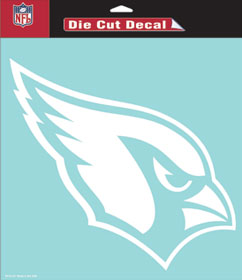 Picture of Arizona Cardinals Decal 8x8 Die Cut White