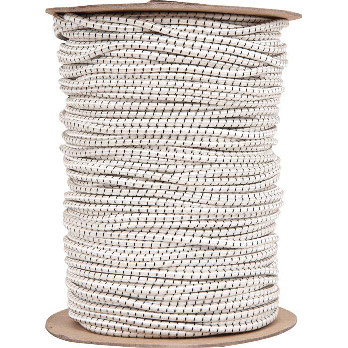133404 .19in. x 500ft. Shock Cord - White