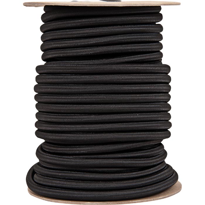 133407 .38in. x 100ft. Shock Cord Nylon - Black