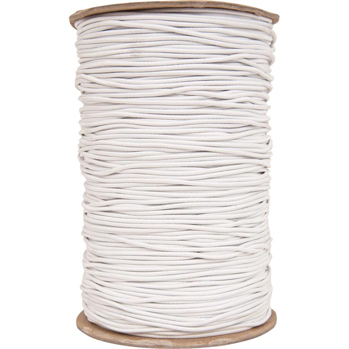 133412 .09in. x 1000ft. Shock Cord - White