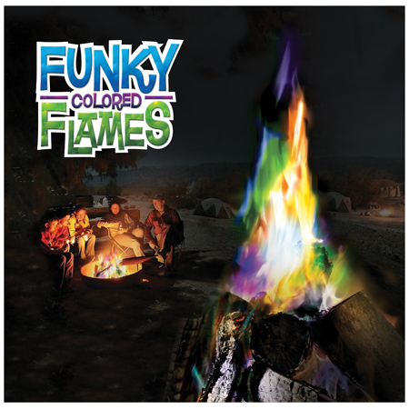 Funky Colored Flames - Pack of 3