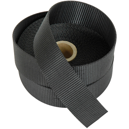1in. x 100 yards Heavy Polypro Webbing - Black