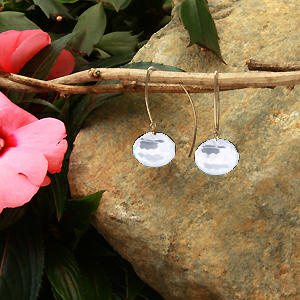 Rondell White Quartz Earrings