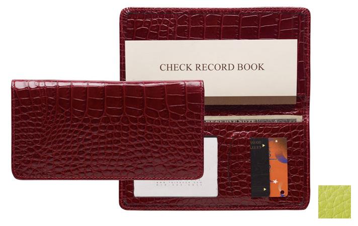 Picture of Raika RO 164 LIME Checkbook Cover - Lime