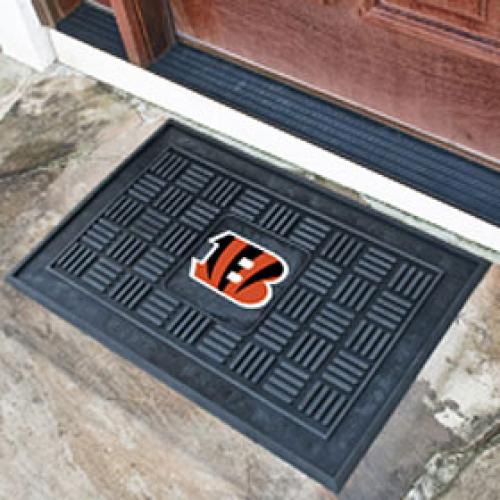 Cincinnati Bengals Door Mat 19x30 Medallion Special Order