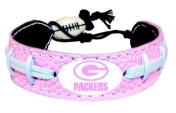 Picture of Green Bay Packers Bracelet Pink Football