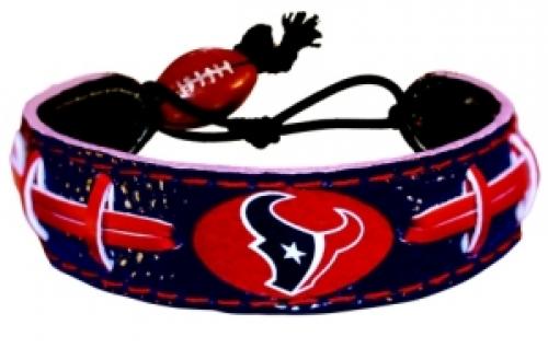 Picture of Houston Texans Team Color Football Bracelet