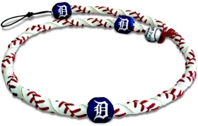 Picture of Detroit Tigers Necklace Frozen Rope Baseball