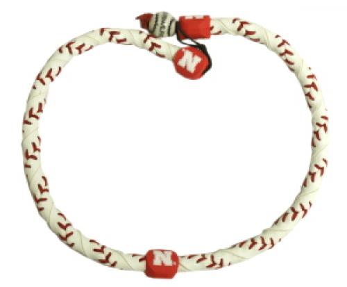 Picture of Nebraska Cornhuskers Classic Frozen Rope Baseball Necklace