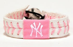 Picture of New York Yankees Bracelet Baseball Pink