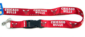 Picture of Chicago Bulls Lanyard - Breakaway with Key Ring