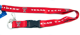 Picture of Texas Tech Red Raiders Lanyard - Breakaway with Key Ring