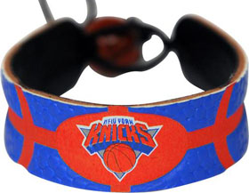 Picture of Caseys Distributing 7731400532 New York Knicks Team Color Basketball Bracelet