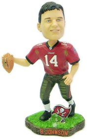 Picture of Tampa Bay Buccaneers Brad Johnson Game Worn Forever Collectibles Bobblehead
