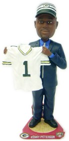 Picture of Green Bay Packers Kenny Peterson Draft Pick Forever Collectibles Bobblehead