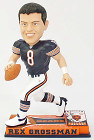 Picture of Chicago Bears Rex Grossman Forever Collectibles On Field Bobblehead