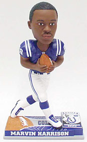 Picture of Indianapolis Colts Marvin Harrison Forever Collectibles On Field Bobblehead