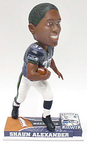 Picture of Seattle Seahawks Shaun Alexander Forever Collectibles On Field Bobblehead