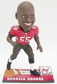 Picture of Tampa Bay Buccaneers Derrick Brooks Forever Collectibles On Field Bobblehead