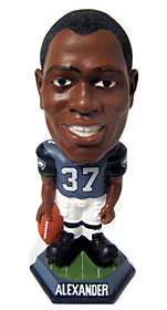 Picture of Seattle Seahawks Shaun Alexander Forever Collectibles Knucklehead Bobblehead