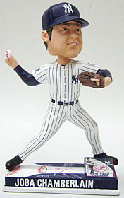 Picture of New York Yankees Joba Chamberlain Forever Collectibles On Field Bobblehead