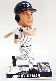 Picture of New York Yankees Johnny Damon Forever Collectibles On Field Bobblehead