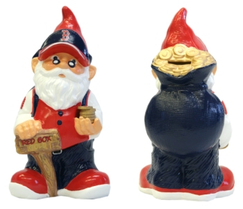 Picture of Boston Red Sox Garden Gnome - Coin Bank