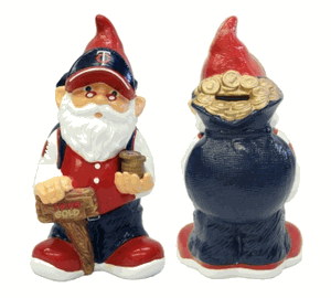 Picture of Minnesota Twins Garden Gnome - Coin Bank