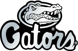 Picture of Florida Gators Auto Emblem - Silver