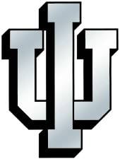 Picture of Indiana Hoosiers Auto Emblem - Silver