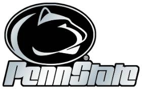 Picture of Penn State Nittany Lions Auto Emblem Silver Chrome