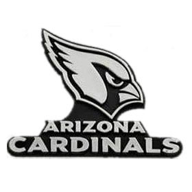 Picture of Arizona Cardinals Auto Emblem - Silver