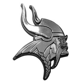Minnesota Vikings Auto Emblem - Silver