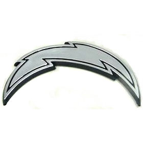 Los Angeles Chargers Auto Emblem - Silver