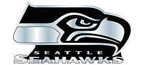 Seattle Seahawks Auto Emblem - Silver