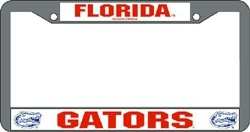 Picture of Florida Gators License Plate Frame Chrome
