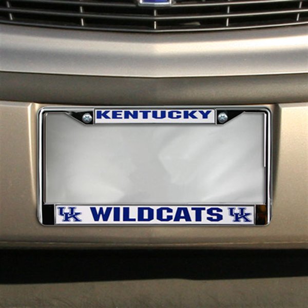Picture of Kentucky Wildcats License Plate Frame Chrome