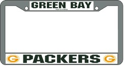 Picture of Green Bay Packers License Plate Frame Chrome